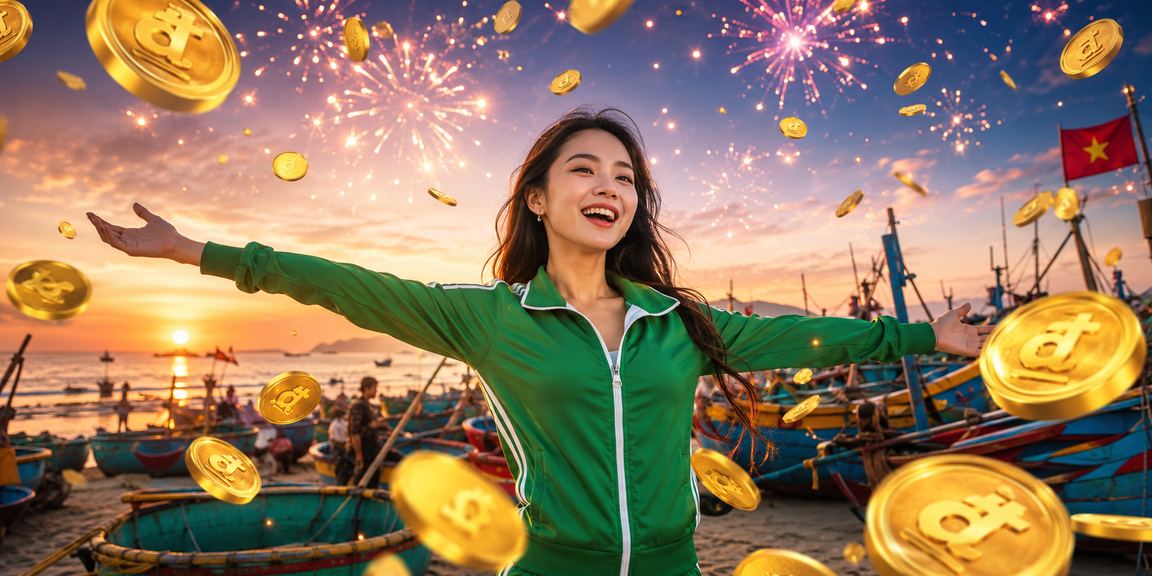 Cảnh biển Mũi Né vào mùa giải thể thao